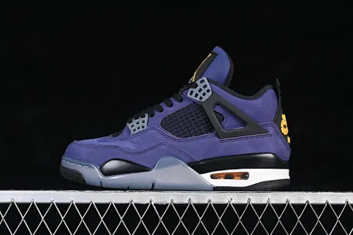 All categories Air Jordan Jordan series basketball shoes Air Jordan 4 Air Jordan 4 Retro "Lakers" AJ4 Joe 4 Lakers Purple Gold FV5029-500